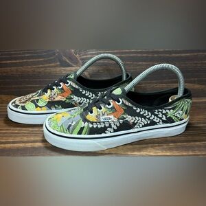 Vans Disney Jungle Book Women’s Size 7 Mens Size 5.5 Shoes Black Athletic Sneake